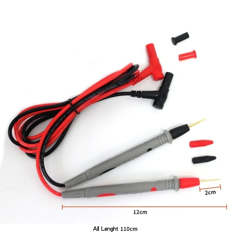 Silicone wire  Universal Probe Test Leads Pin Digital Needle Tip Multi Meter Tester  20A 1000V images - 6