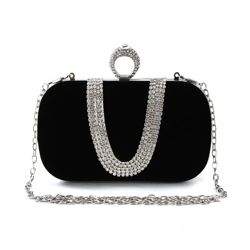 

Clutch Purse for Women Evening Bags Small Handbags for Wedding Party Cocktail Prom Faux Suede Crossbody Shoulder Bag