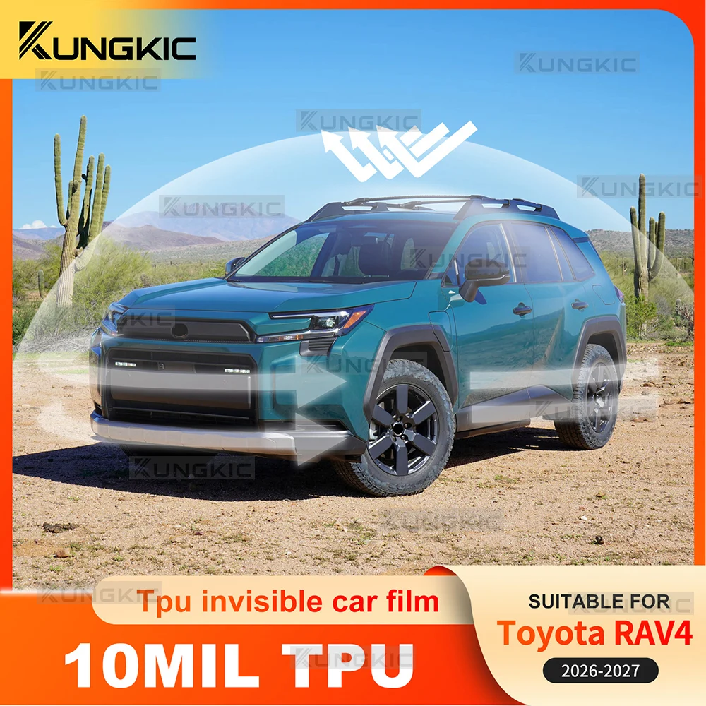

For Toyota RAV4 2026 2027 Car Paint Protection Film Sticker Anti-scratch Protective Sticker Transparent PPF TPU Accessories