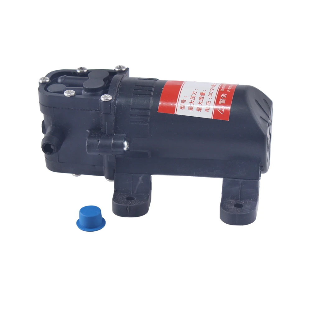 Pompa acqua DC 12V 70PSI 3.5L/Min Pompa acqua elettrica agricola Nero Micro membrana ad alta pressione Spruzzatore d'acqua Lavaggio auto 12V