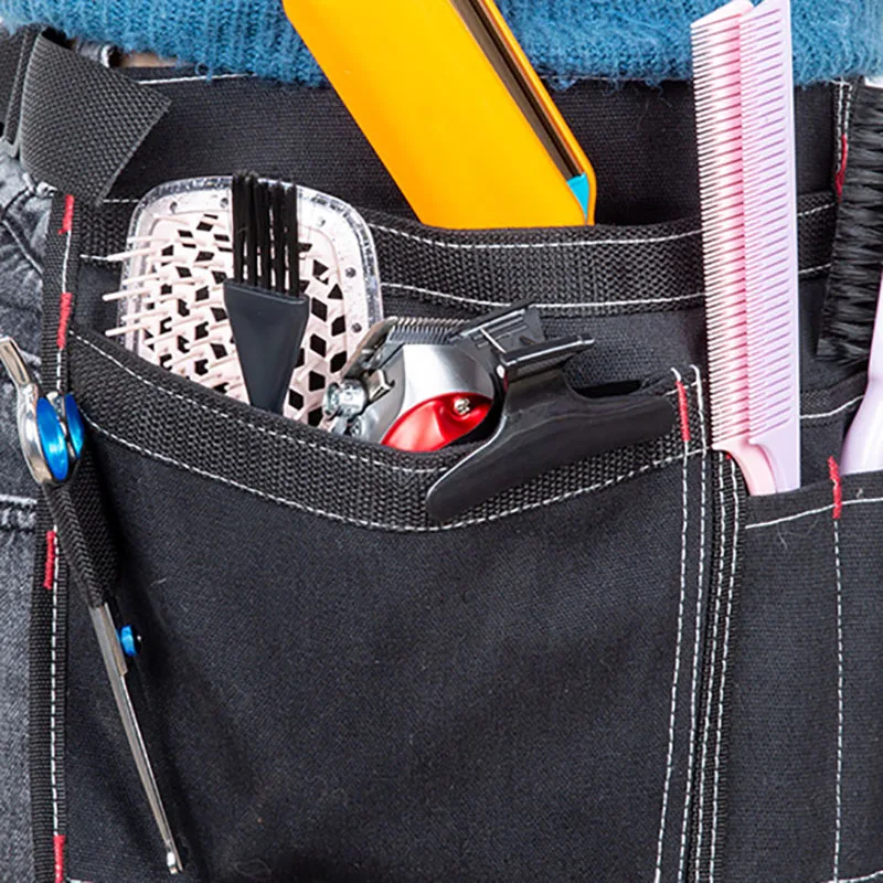 سعة كبيرة أداة تخزين المئزر ، متعددة جيب حقيبة قماش مع مشبك قابل للتعديل ، مقاومة للاهتراء وقابل للغسل