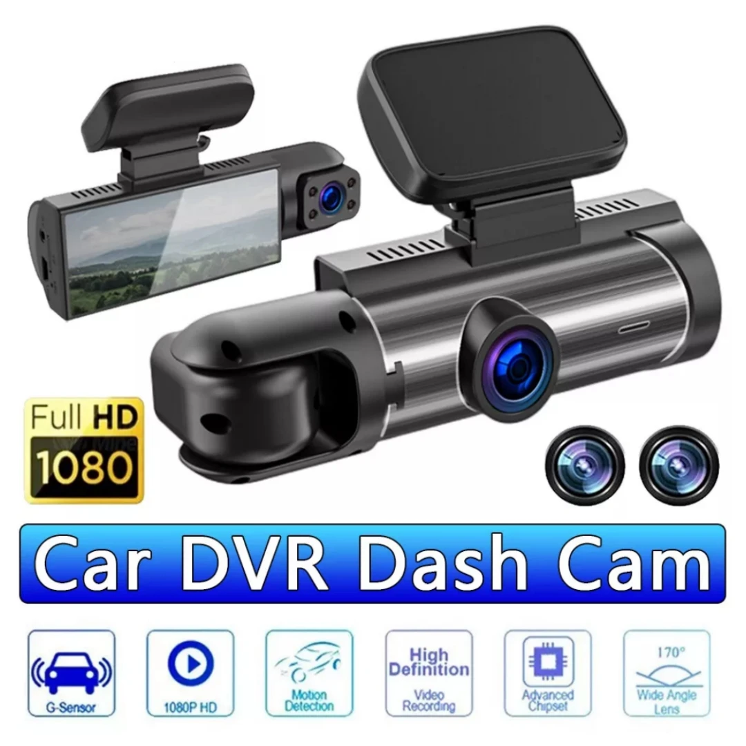 1080P Car Front And Built-in Driving Recorder 3.16-inch WIFI Driving Recorder Car Dual Camera Recorder Black Box Car Accessories