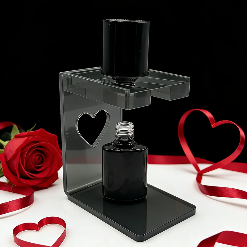 Acrylic Nail Polish Inversion Rack, Leak-proof Nail Polish Bottle Holder, Manicure Tool Organizer for Salon & Home Use