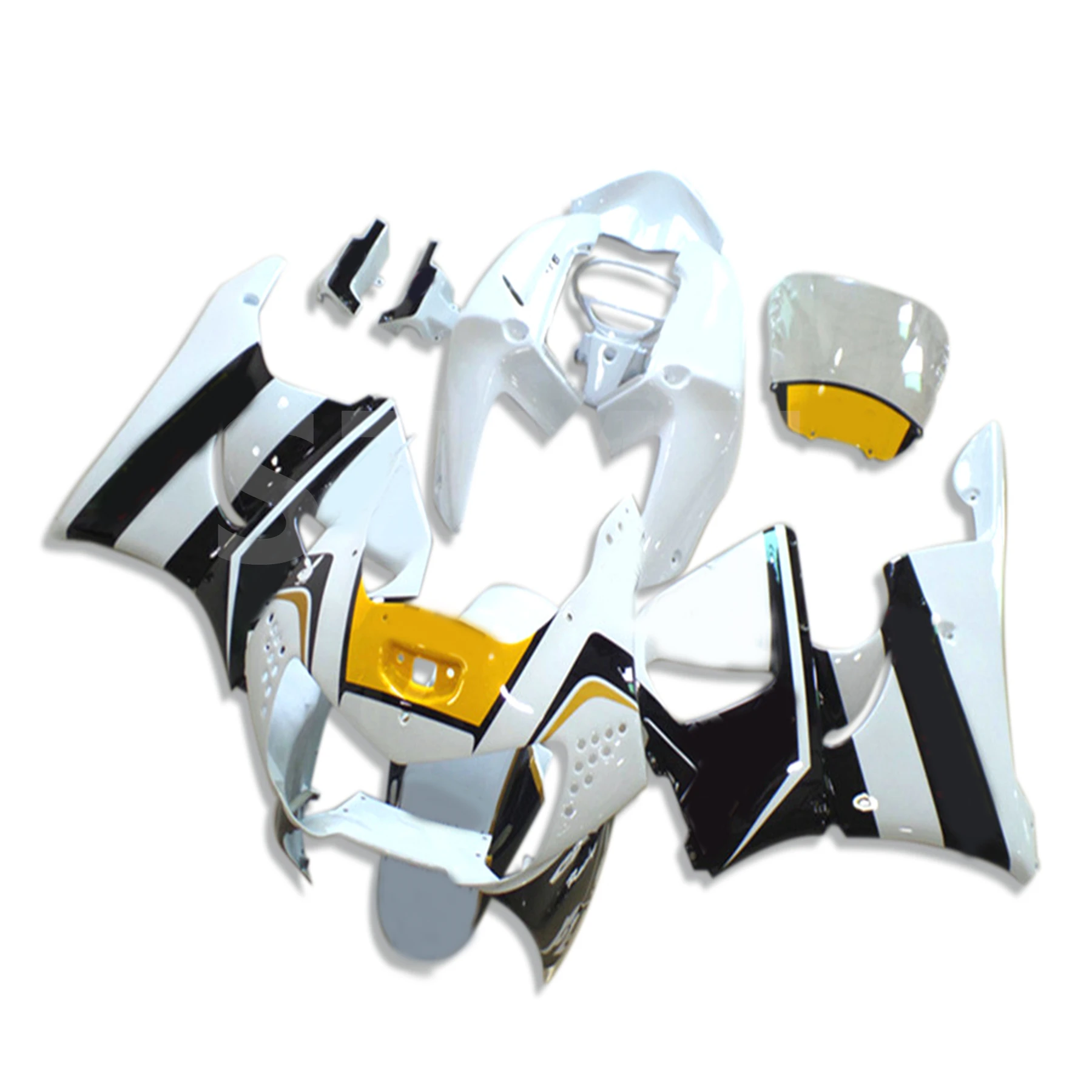 Full Fairing For CBR 919RR 1998 - 1999 Yellow Black Silver Fairing For HONDA CBR919RR 99 Fairing Kits CBR900 919 99 Accessories