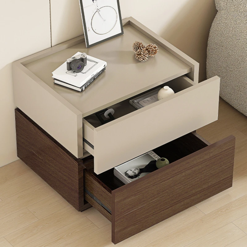 Auxiliary Tables Bedside Table Wood Storage Cabinet Small Night Chest Drawers Cabinets Living Room Mueble Bed Desk Stand