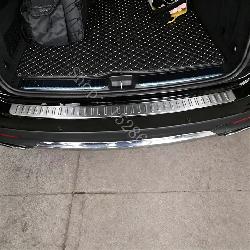 Autozubehör Heckstoßstangenschutz Kofferraumleistenabdeckung Zierleiste für Mercedes Benz GLE GLS Klasse W167 X167 2020-2026 – Detail 12