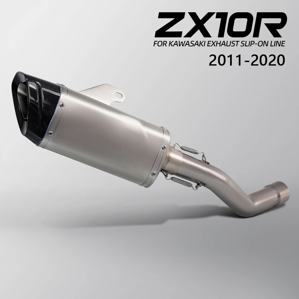 

ZX10R exhaust Slip-on line high performance muffler For Kawasaki ZX10R ZX-10R 2011-2020 motorcycle exhaust pipe racing tail tube