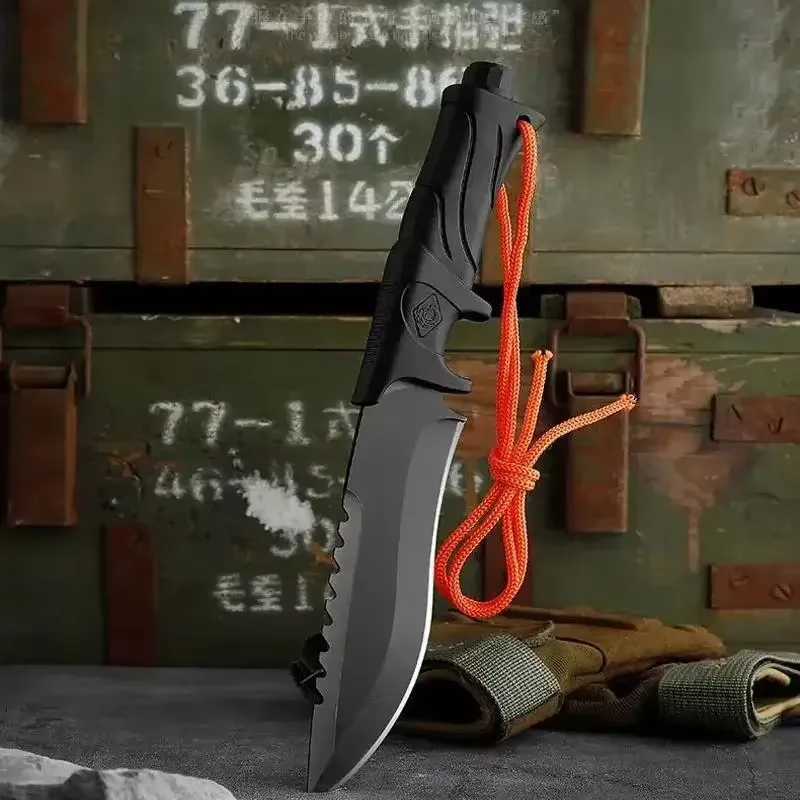 Outdoor High hardness straight knife, fixed blade EDC convenient jacket, multi-purpose camping cutter and survival knife - view 4