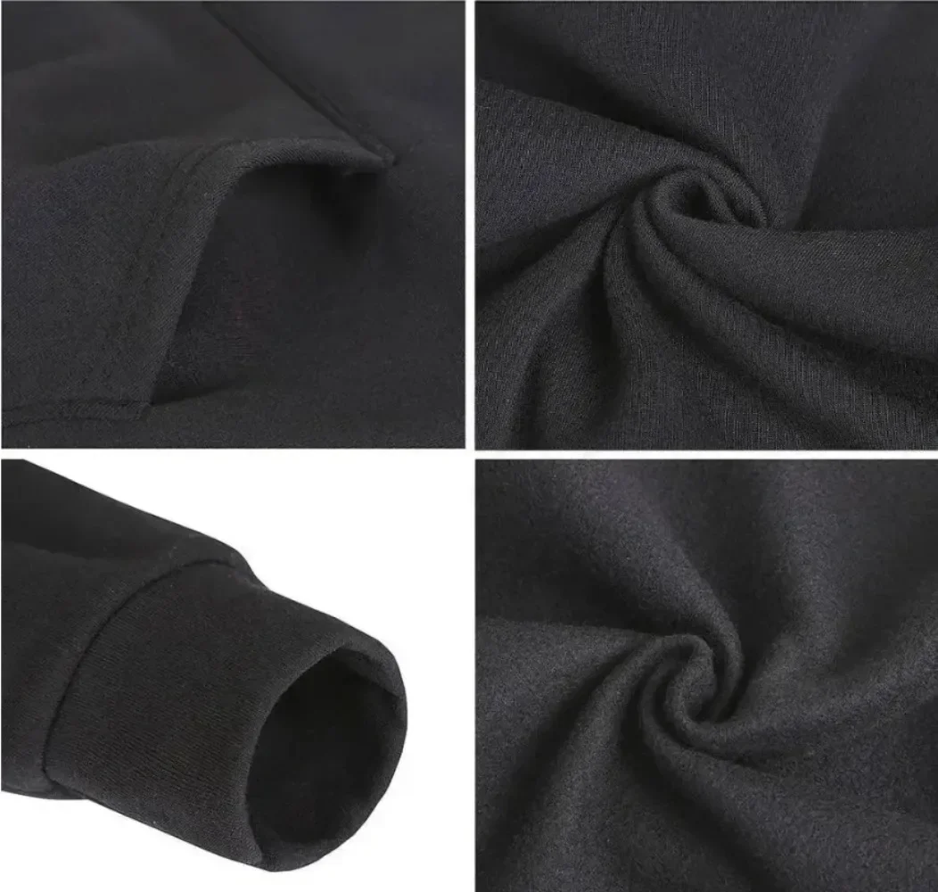 2025 الخريف/الشتاء بوكيمون الرسوم المتحركة العلامة التجارية 100% القطن Gengar مطبوعة هوديي الرجال/الأطفال Harajuku عادية فضفاض الدفء #2