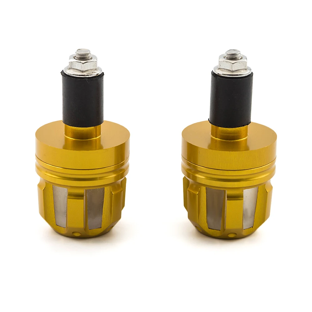 22mm Motorcycle Handlebar Bar Ends Grips Counterweight Plug Slider For Suzuki GSXR 600 750 1000 K1 K2 K3 K4 K5 K6 7/8" bar ends view 6