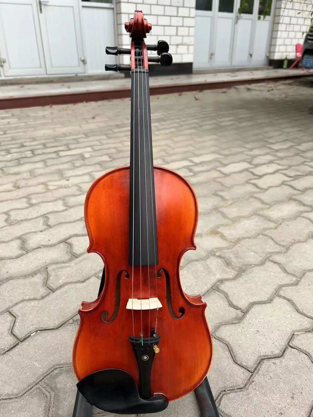 Excellent Very Flamed violin 4/4 Full size,Hand Made,Rich Big Deep Sound #15792