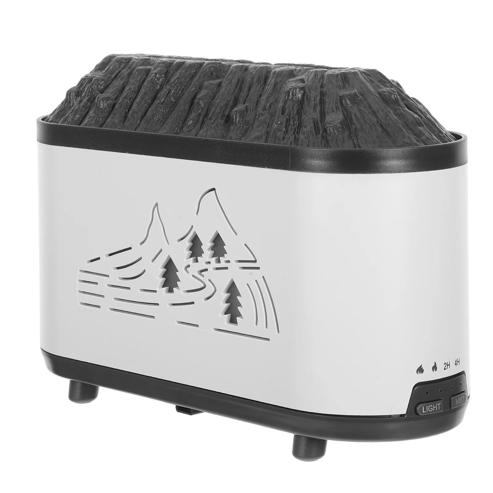 

3D пламя ароматерапевтический диффузор имитация эффекта огня увлажнитель эфирного масла бесшумный для домашнего офиса спальня большая комната