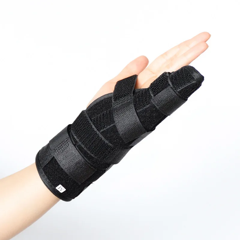 

Бандаж для поддержки рук Регулируемый регулируемый бандаж для рук Защитный кончик пальца Легкая шина для пальцев для занятий спортом пальцев