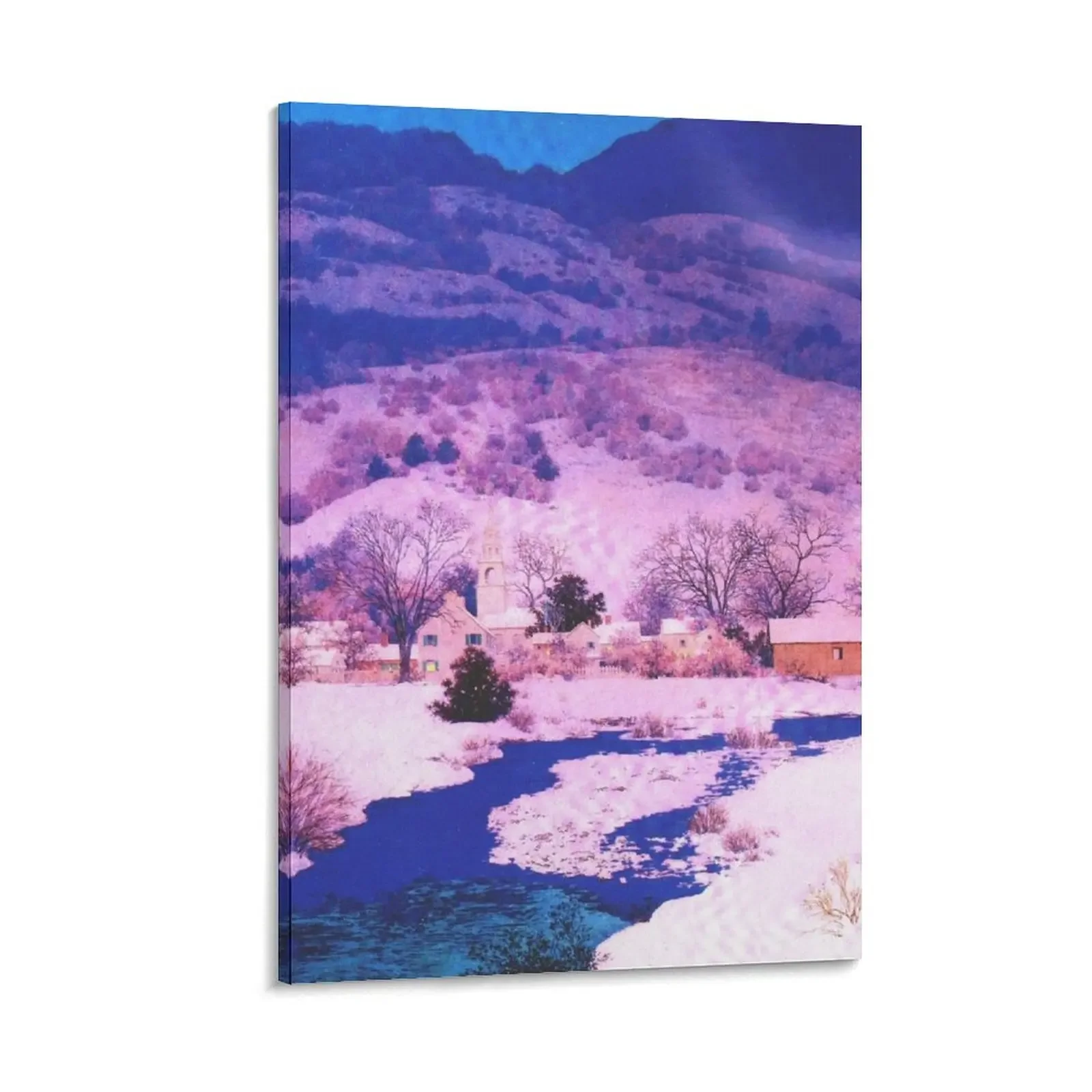 

Maxfield Parrish - Christmas Eve Canvas Painting office decoration art wall art