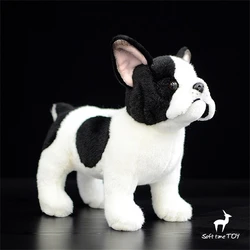 French Bulldog High Fidelity Anime Cute Plushie Dog Terrier Plush Toys Lifelike Animals Simulation Stuffed Doll Kawai Toy Gifts