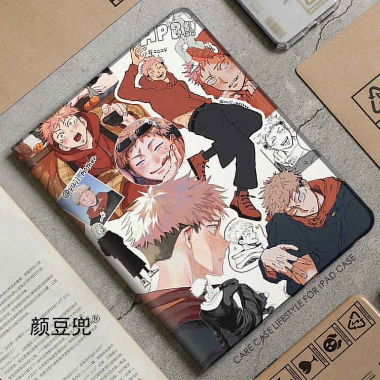 

Jujutsu Kaisen Anime Inunmaki For Samsung Galaxy Tab A7 Lite 8.7 2021 Case S9 FE Plus Tri-fold stand Cover Galaxy Tab S6 Lite S8