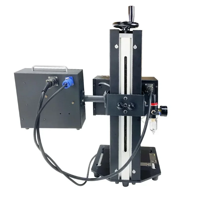 Desktop pneumatic dot metal nameplate engraving mechanical marking bronzing machine stainless steel