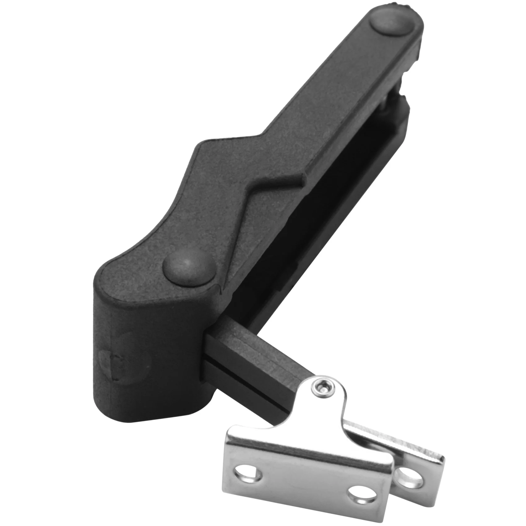 Flexible Door Draw Latch Lock 3.8 inch Replacement Soft Rubber Black Over-Center