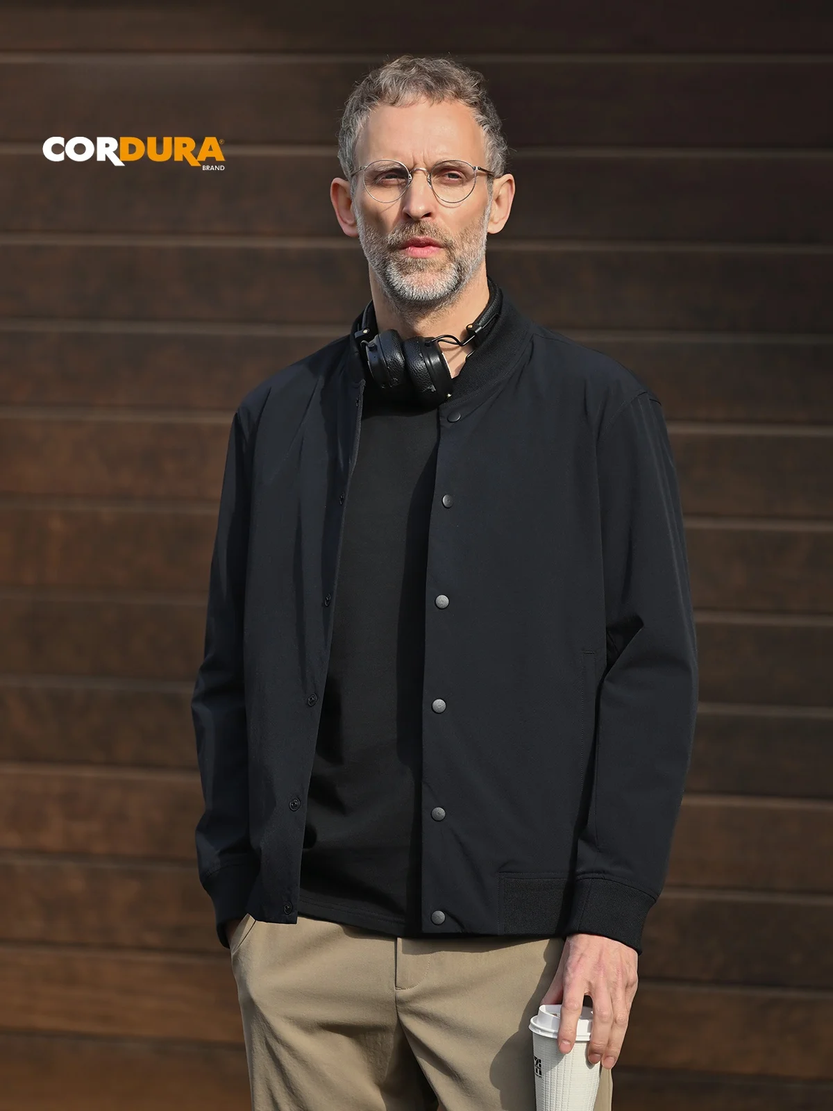 Chaqueta de Piloto Soft ell para Hombre Two Palms, Antiarrugas, Resistente al Desgaste, Estilo Béisbol, Moda Urbana Casual ...