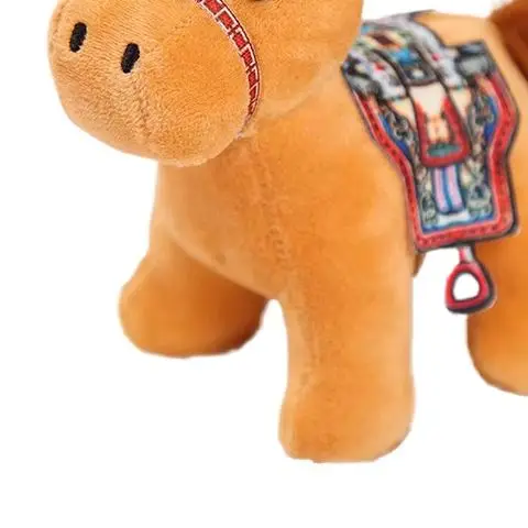 

Милый 10 см мини-люшевый брелок с изображением лошади, мягкая кукла Kawaii, декор для сумки с животными, идеальный подарок со знаком зодиака для детей