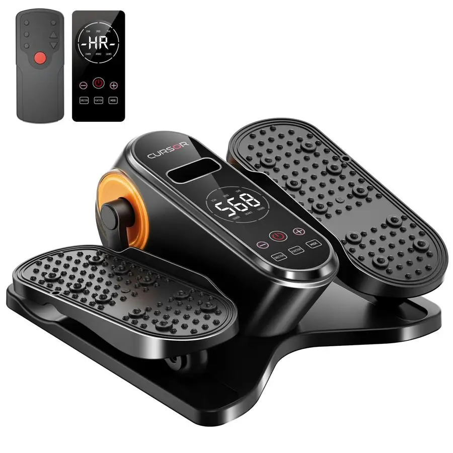 

Электрический эллиптический тренажер под стол, педальный тренажер для сидения, мини-тренажер для ног с пультом ДУ, 12 уровней скорости, настраиваемый