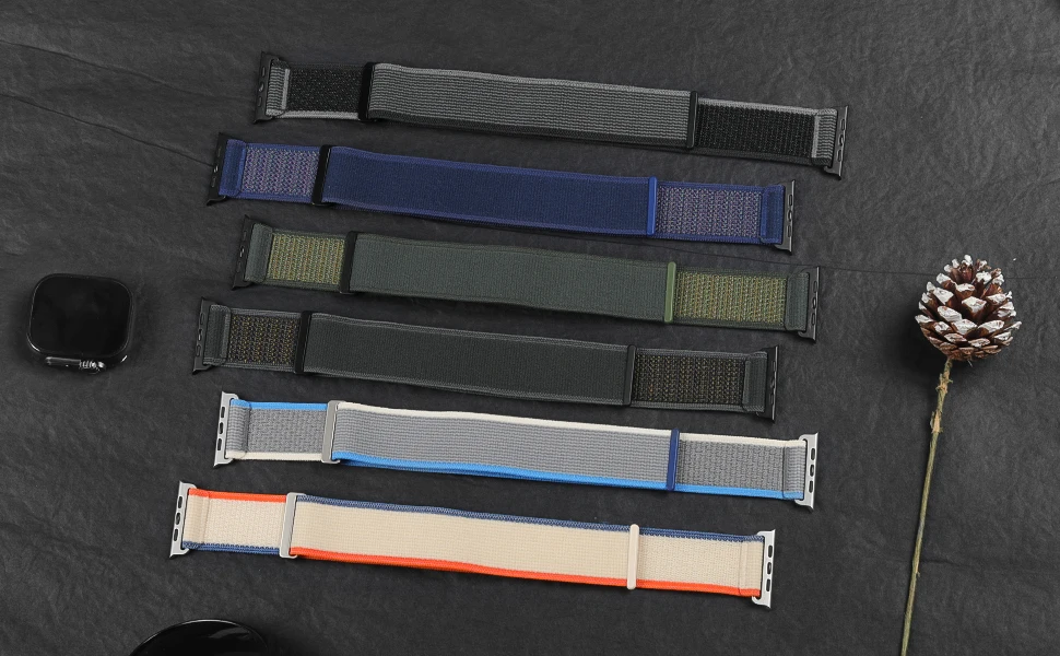 Trail Loop Armband für Apple Watch Ultra 2 49mm 44mm 40 41 45 38mm Nylon Armband/Knöchelarmband iWatch Series 9 8 7 6 SE S10 42mm 4 – Detail 2