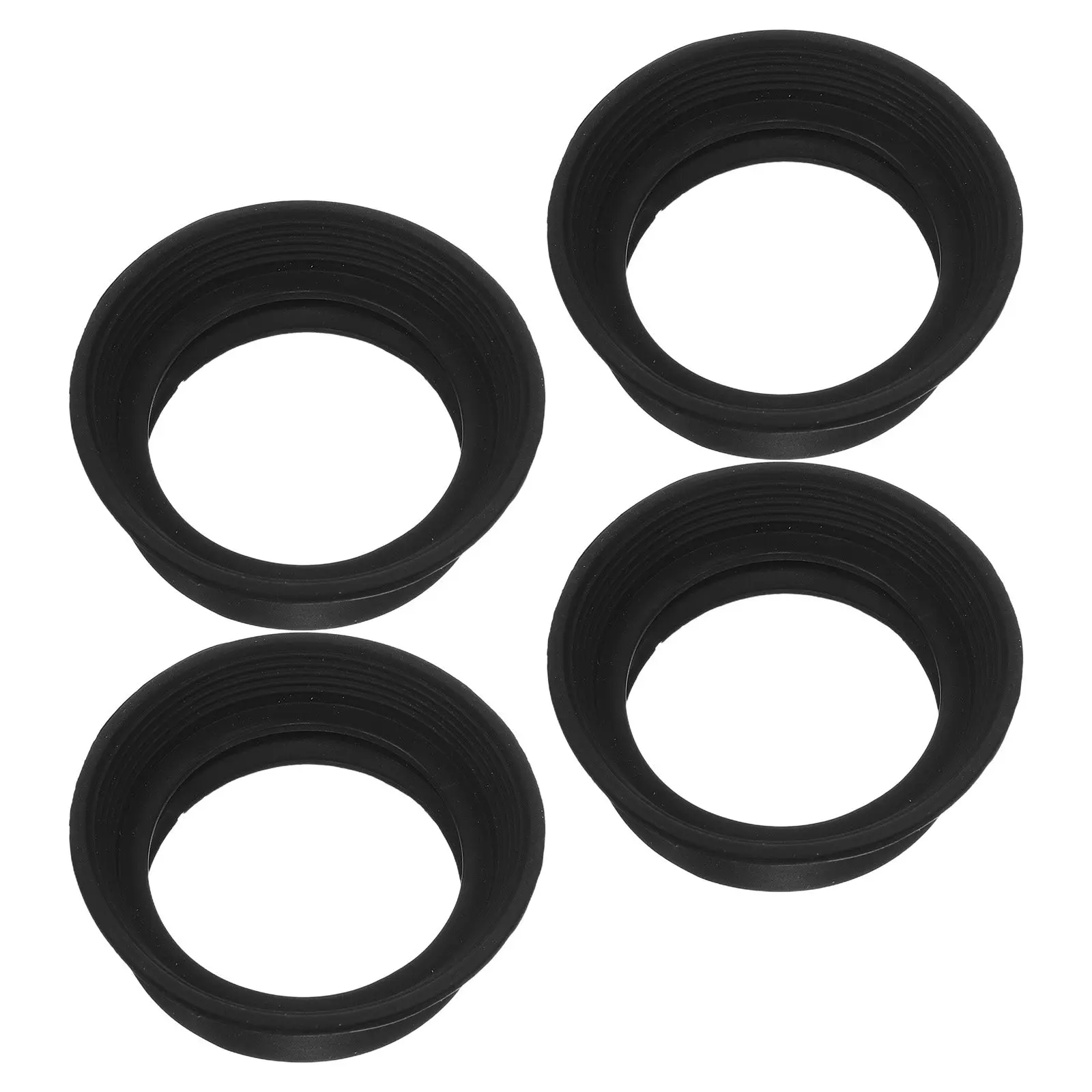 Microscope Rubber Eyepiece Cups 4 Pack Soft Eye Caps for Stereo Microscopes Telescopes Binoculars Replacement