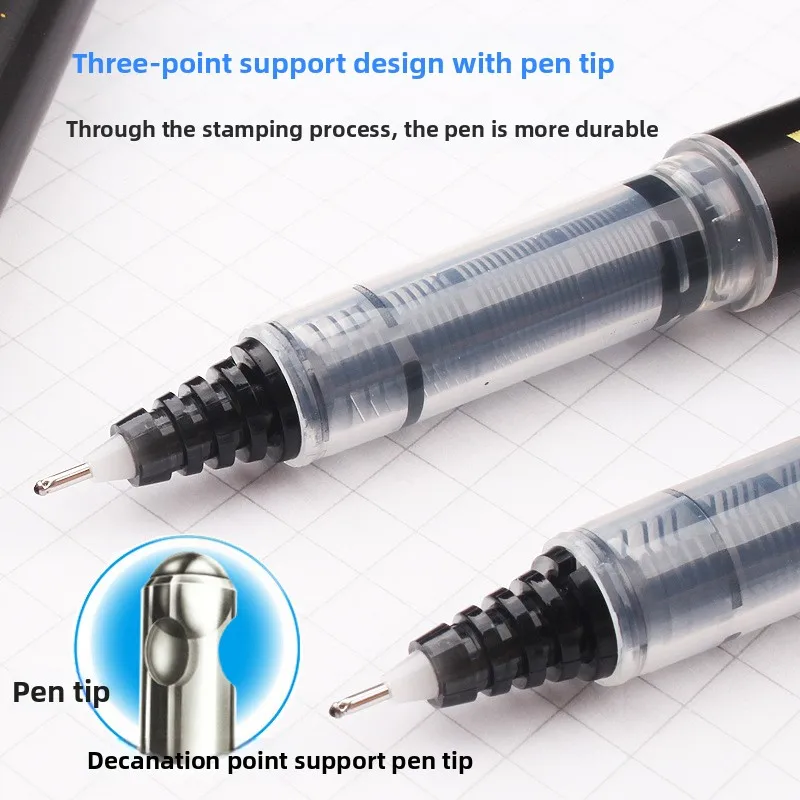 4 قطعة الطيار بايلي مستقيم السائل قلم محايد اللون BXC-V7 قلم توقيع 0.7 مللي متر خزان حبر قابل للتبديل صديقة للبيئة الكرة القلم