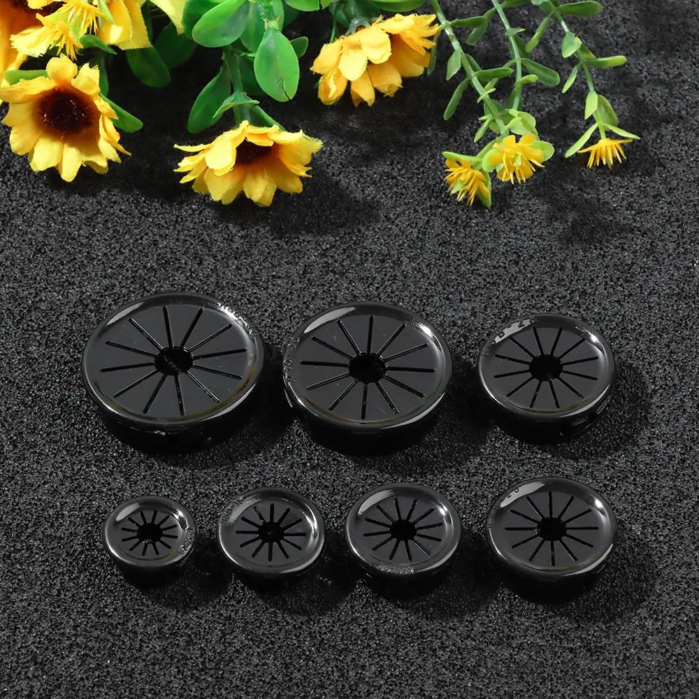 10 قطعة/المجموعة مرتبة مشبك كابلات المنظم مشبك خط الكمبيوتر جروميت مكتب الجدول كابل السحابة خط صندوق سلك ثقب غطاء #2