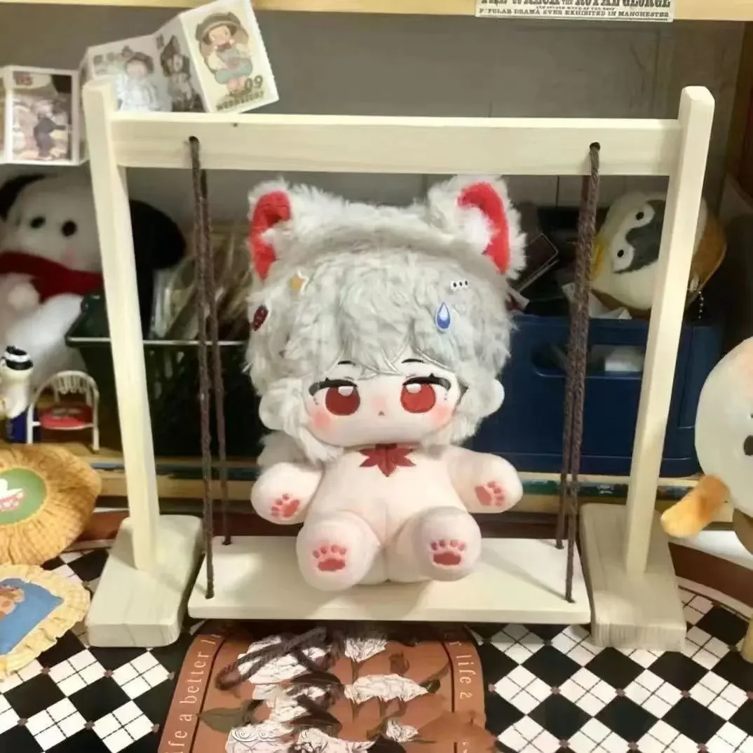 Kaedehara Kazuha 20cm Cotton Dress Up Doll Genshin Impact Cartoon Dressing-up Plush Puppet Girls' Children's Cute Gift Toys