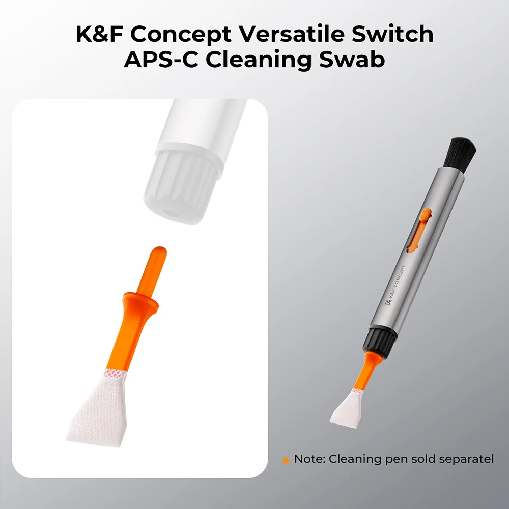 K&F Concept Replaceable Cleaning Pen Set Sensor APS-C Cleaning Swaps Full Frame Sticks For Nikon Canon DSLR Camera Clean Brushes