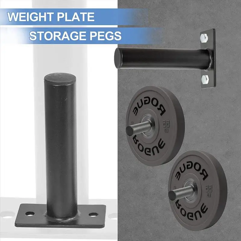 Wall Mounted Weight Barbell Plate Holder Home Gym Storage Heavy Duty Fitness Disk Storage Rack Equipment For Barbell Plate