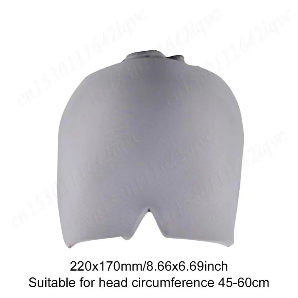 Sombrero para aliviar la migraña, gorro reutilizable para el dolor de cabeza, envoltura para la cabeza de hielo, Gel Flexible para el frío, alivio del dolor de cabeza