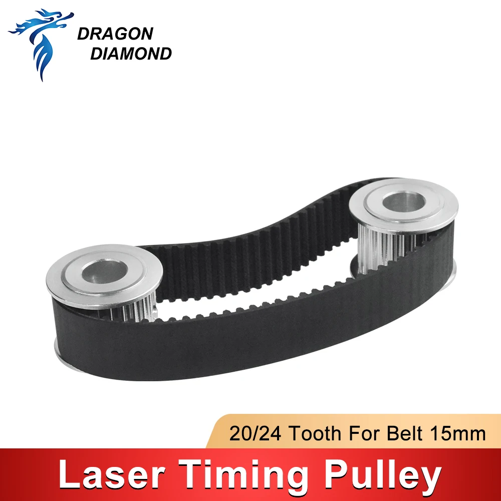 20/24 Teeth HTD 3M Synchronous Timing Pulley Bore 6.35/8/10/12mm for Width 15mm 3M timing belt HTD3M Pulley gear