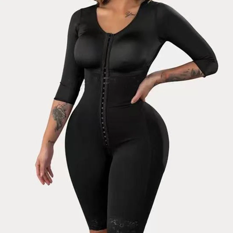 Fajas Colombianas Body Shaper Girdles for Women Tummy Control Post Surgery Compression Female Butt Lifter Shapewear Bodysuits