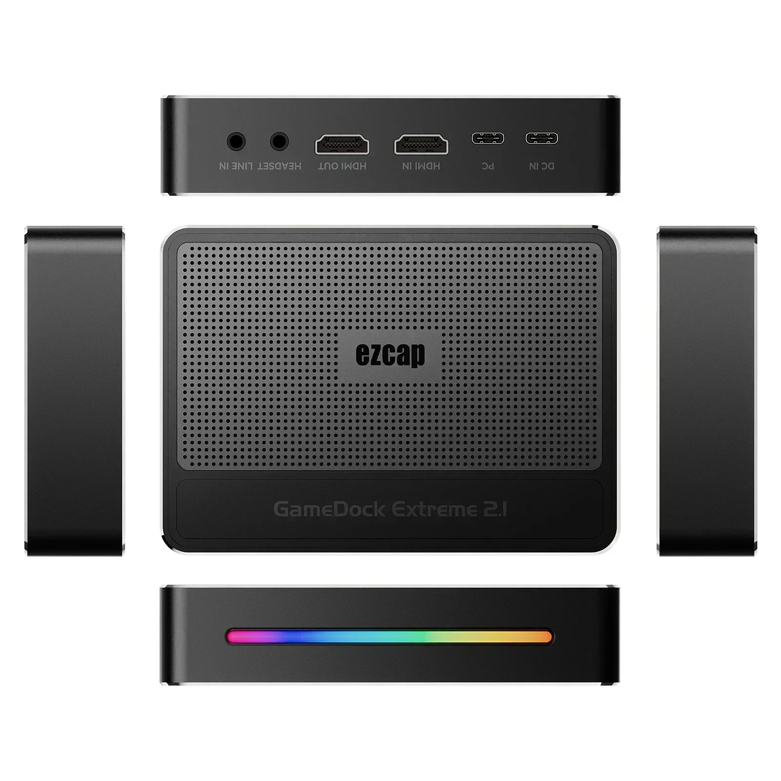 

USB 3.2 Type C Video Capture Card 8Kp60 1080p240 HDR VRR Input HDMI Loop, 4k 60hz 1080p@240fps for Camera Live Streaming Record