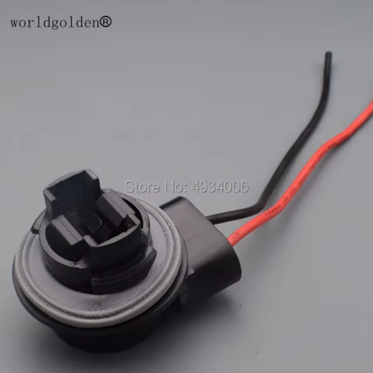Worldgolden High efficient Socket Wires Adapter Connector For Brake Turn Signal Light Lamp LED  3156 Bulb