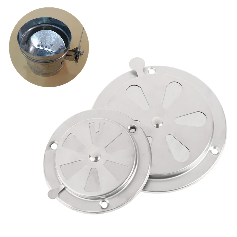 تنفيس كوة الهواء قابل للتعديل للمطبخ ، موقد الفولاذ المقاوم للصدأ ، المدخن شواء شواء ، تنفيس العادم ، المثبط ، 95 مللي متر ، 125 مللي متر #1