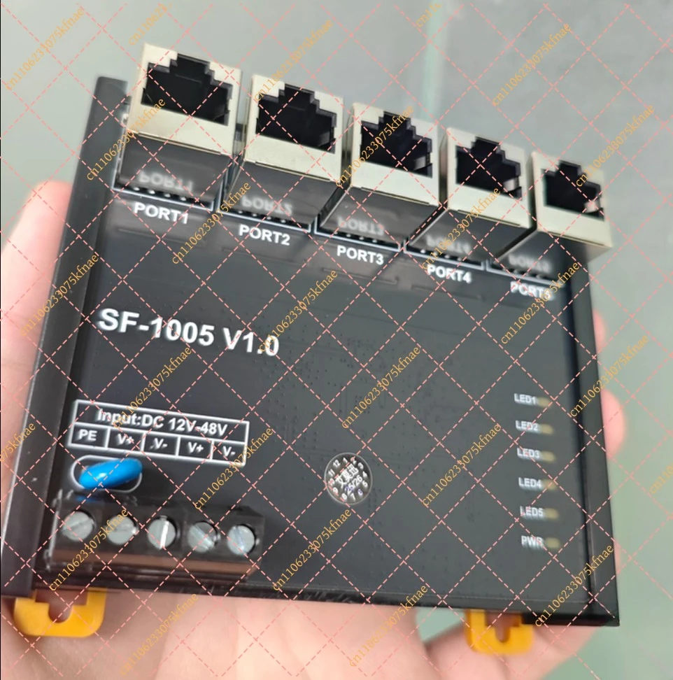 5/8 Port Industrial Ethernet Switch - Smart Managed 100Mbps DIN-Rail Switch for CCTV, Traffic Control & Industrial IoT Systems
