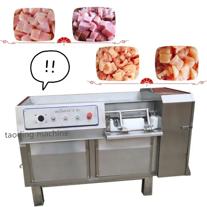 Caucedo Big Commercial Machine To Cut Frozen Meat Frozen Beef Dice Pork Skin Slicing Machine Fish Processor