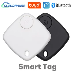 Porte-clés Bluetooth Mini Smart Tag, détecteur d'appareil pour animaux de compagnie et localisateur de téléphone, alarme anti-perte bidirectionnelle, Tuya Smart Life, enregistrement de localisation