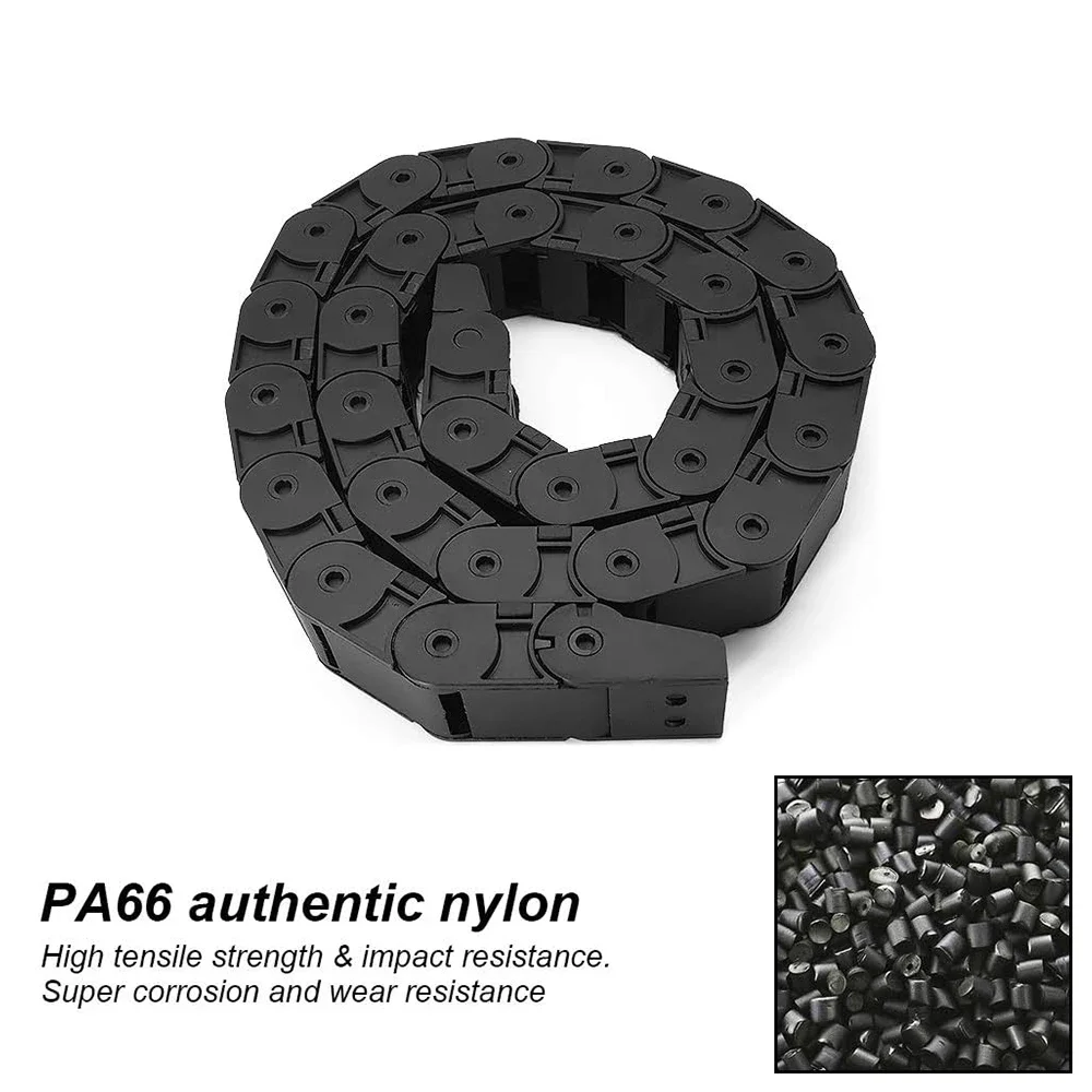 Cable Chains All Models Bridge Type Non-Opening Plastic Towline Transmission Drag Chain for Machine Nylon Tank Chain Trunking