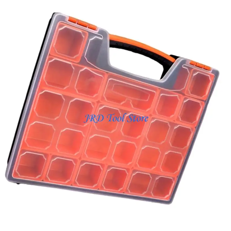 Người tổ chức hộp công cụ A2UD lồng vào nhau, người tổ chức các bộ phận nhỏ màu đen cho các bộ phận ốc vít