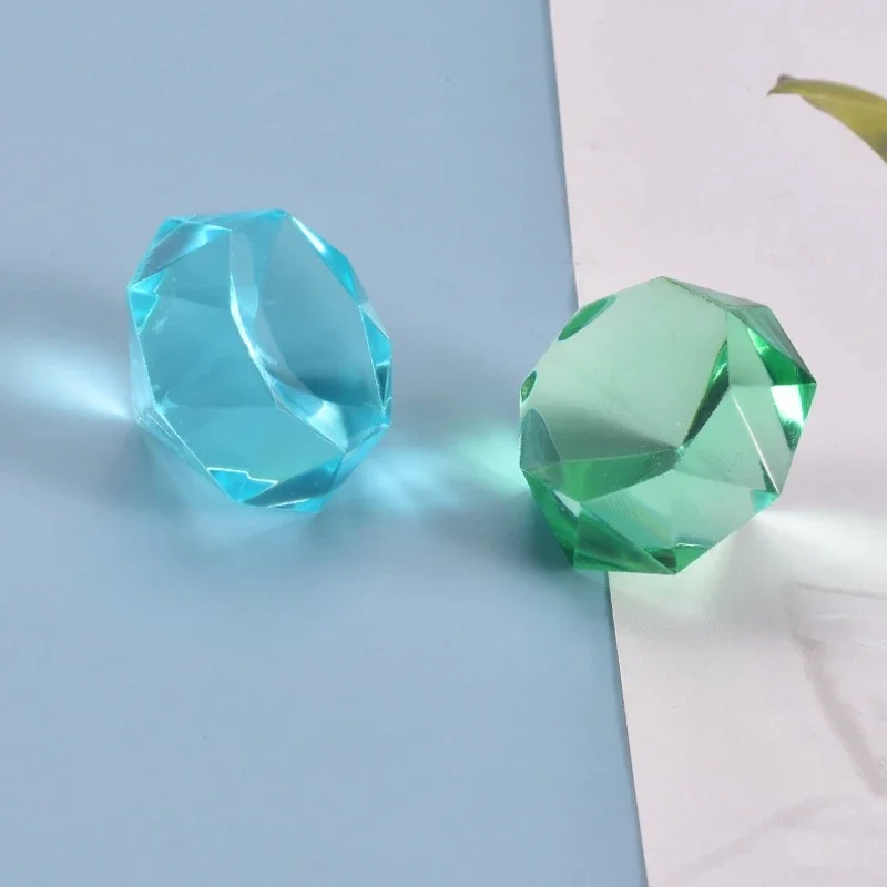 Multilateral Translucent Diamond Handmade Table Decoration Silicone Mold DIY Crystal Epoxy Mold