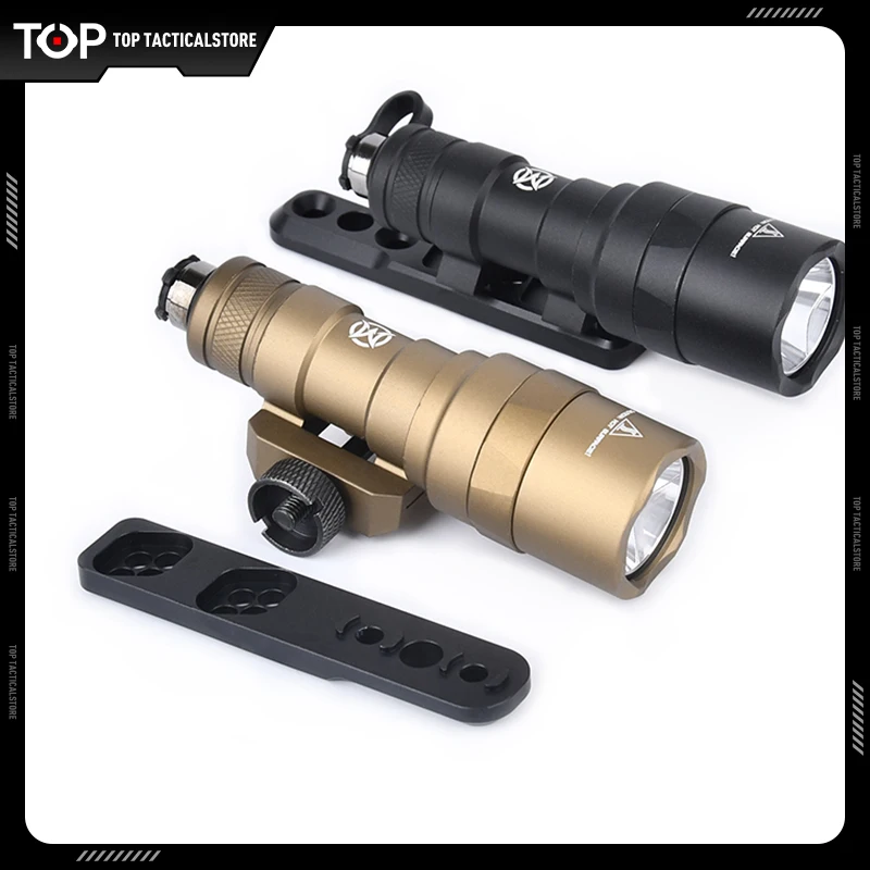 Linterna Wadsn M300C + Surfire M300 montaje conjunto 510 lúmenes lámpara de exploración de alta potencia M300c Spotlight Metal Base Fit Mlok Keymod