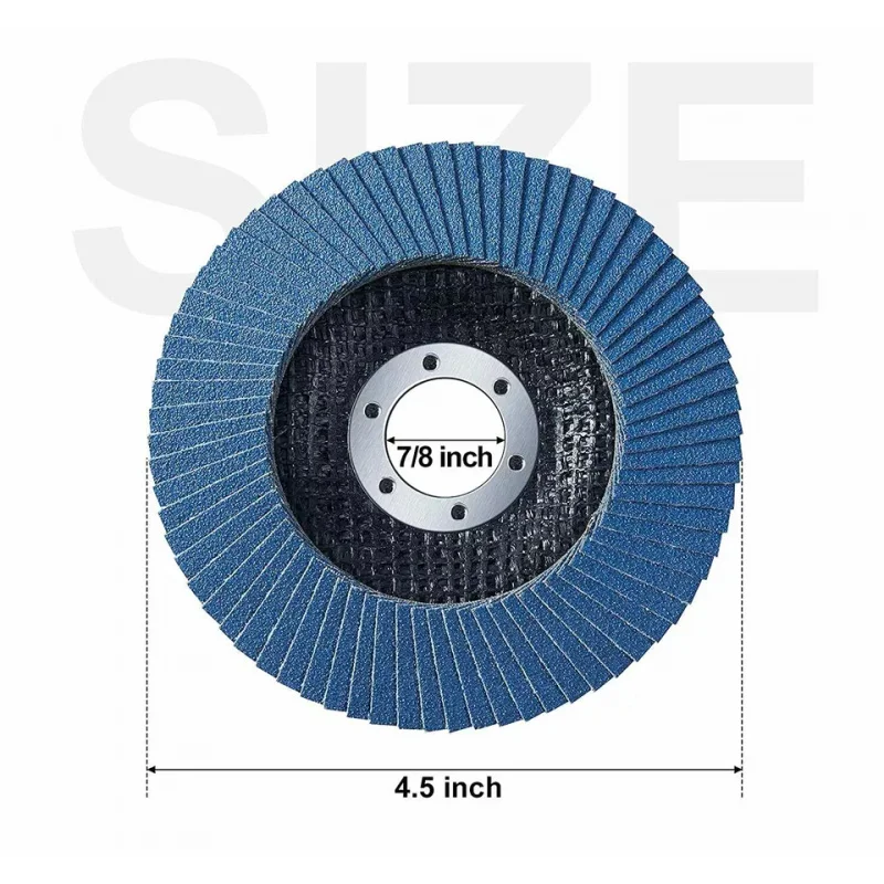 20pcs-set 200pcs-carton SATC flap grinding sanding discs 115mm 4.5 