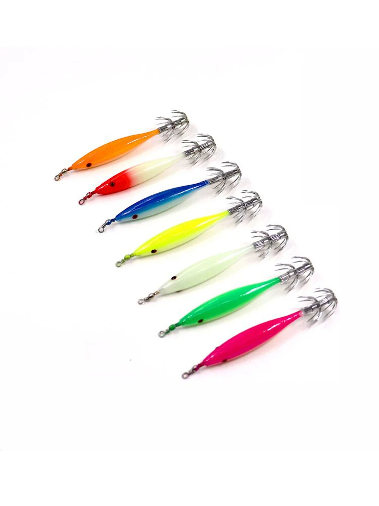 Señuelos Jig Luminosos con Anzuelo para Calamar y Pulpo - imagen 4
