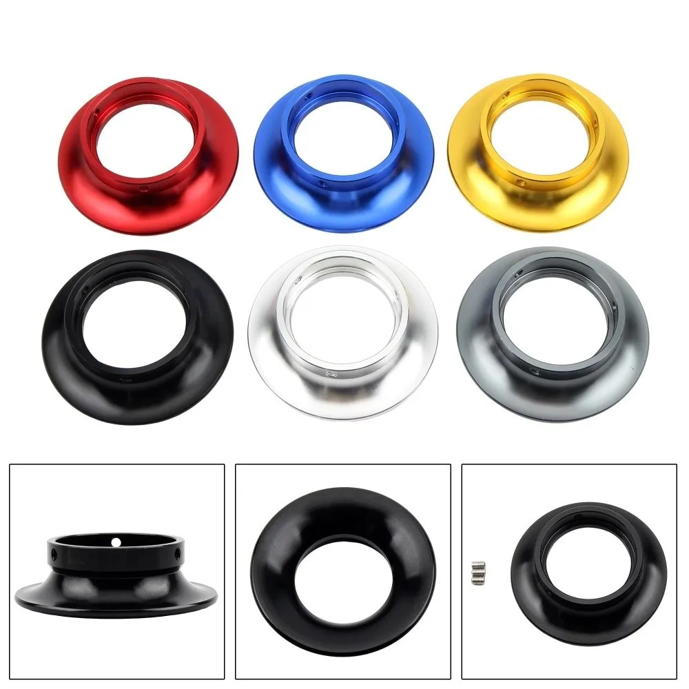 40mm Motorcycle Air Filter Carburetor Mount Aluminum Alloy Air Filter Cup Horn Shape Bell Mouth Velocity Stack Air Intake System