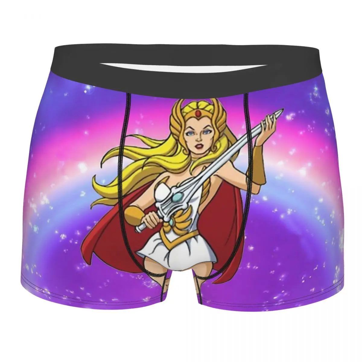 

She Ra Classic Woman Rainbow Underpants Homme Panties Male Underwear Print Shorts Boxer Briefs