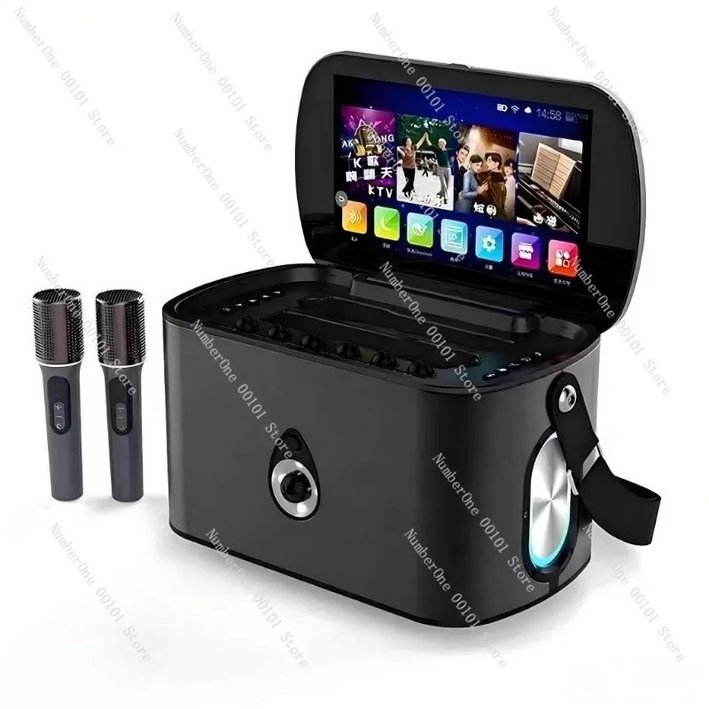 Home and Car Portable Speaker,Wireless Point-and-Sing Music Player,Cinema and KTV Style Long-Range Battery-Backed Audio Device